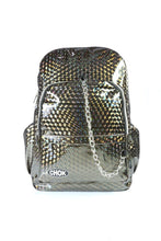 Load image into Gallery viewer, CHOK Bronze Holographic 3D Vegan Backpack