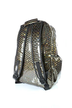 Load image into Gallery viewer, CHOK Bronze Holographic 3D Vegan Backpack