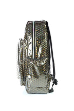 Load image into Gallery viewer, CHOK Bronze Holographic 3D Vegan Backpack