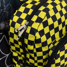 Load image into Gallery viewer, Yellow Checker Backpack