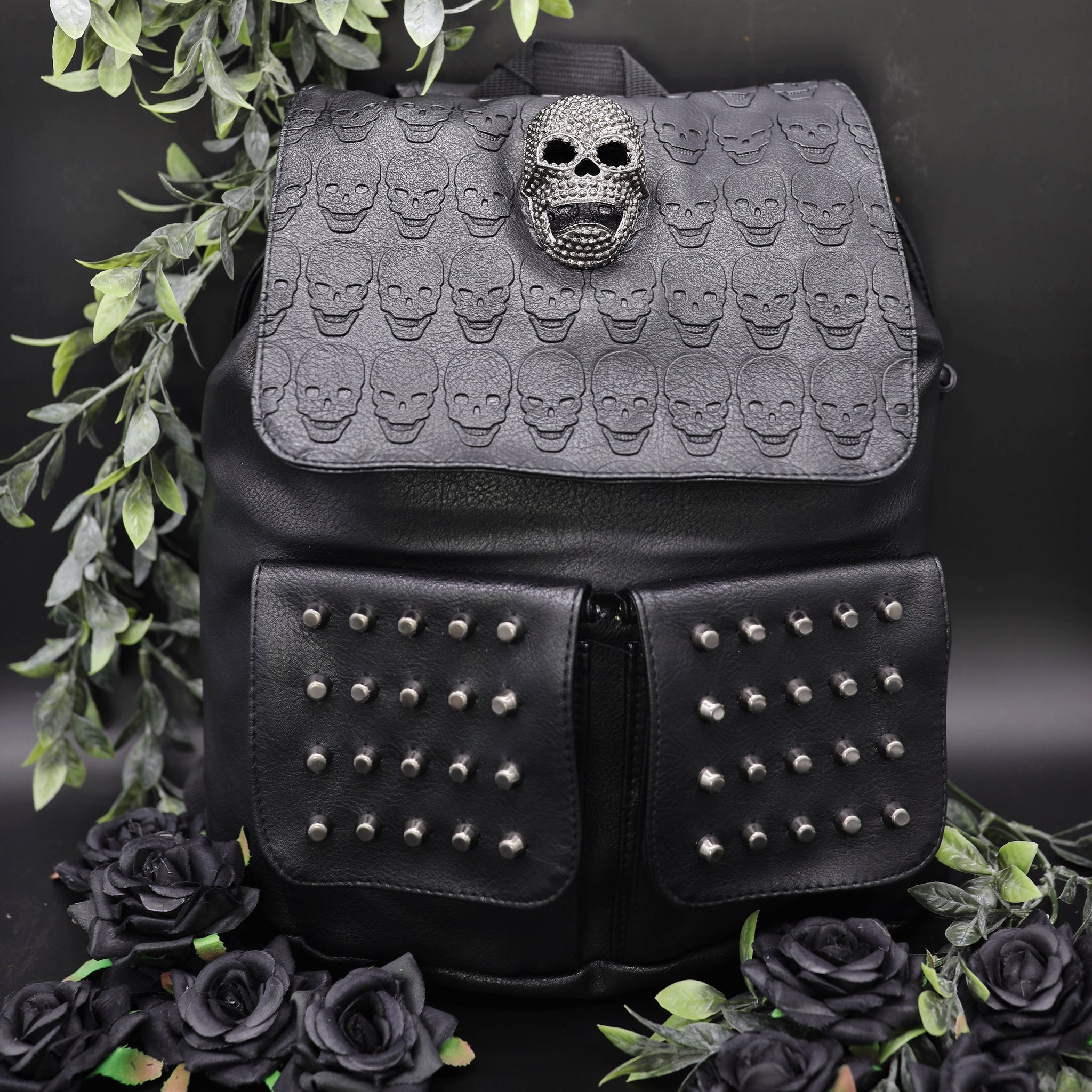 GothX Embossed Skull Backpack – CHOK Gothx