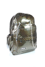 Load image into Gallery viewer, CHOK Bronze Holographic 3D Vegan Backpack
