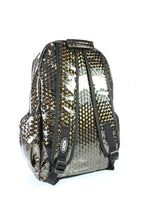 Load image into Gallery viewer, CHOK Bronze Holographic 3D Vegan Backpack
